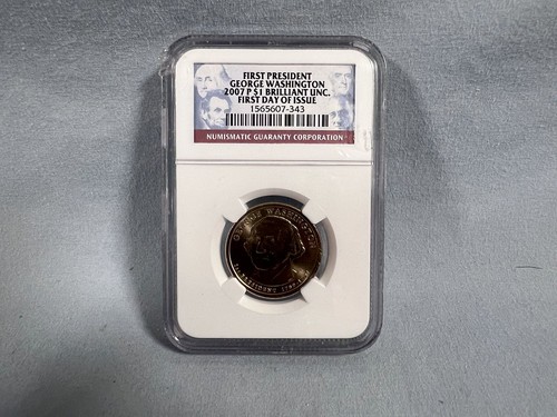 2007 P $1 First President George Washington NGC Brilliant Uncirculated 1st Day