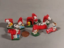 Snoopy and Woodstock Dog House French Feves  Figures Ephipany Cake