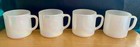Vintage Federal moonglow iridescent coffee mugs set of 4