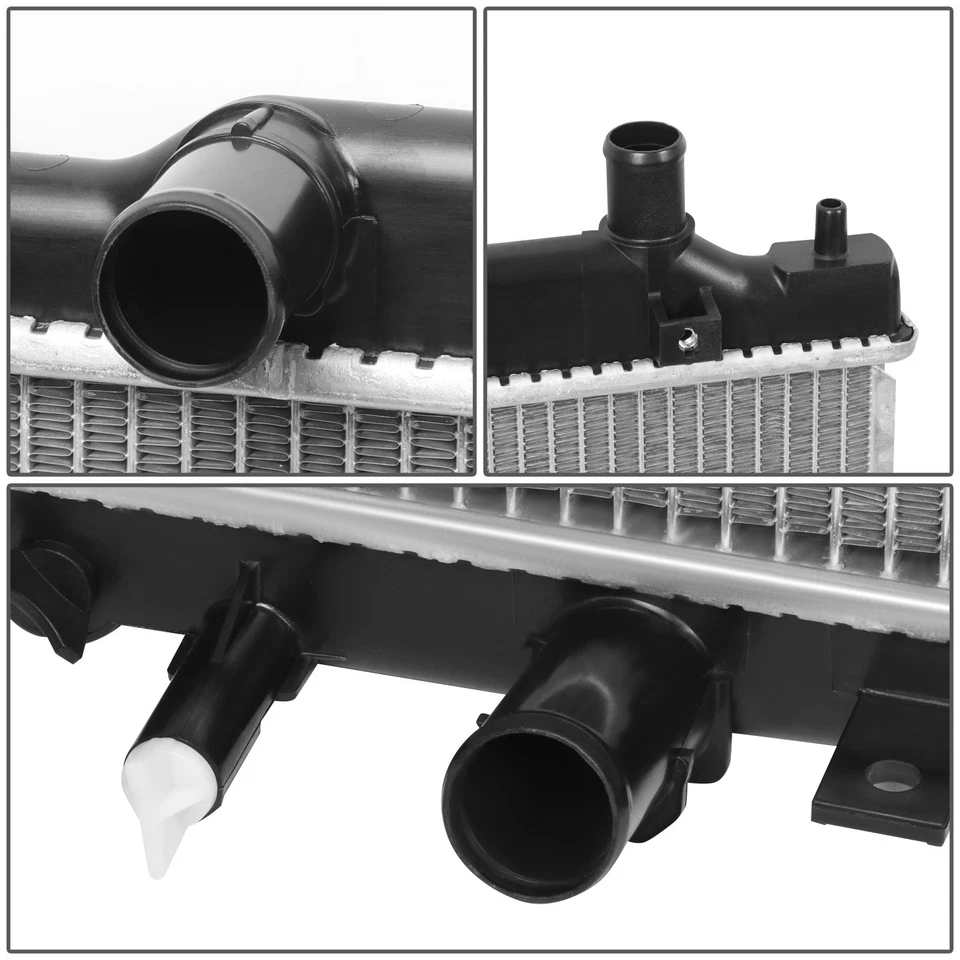 Radiador de repuesto completo de aluminio estilo fábrica Fit 16-22 Honda HRV DPI 13539 Foto 3 de 4