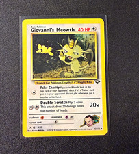 Wizards of the Coast Pokemon TCG Giovanni's Meowth 43/132 Gym Challenge Eng 40HP on eBay