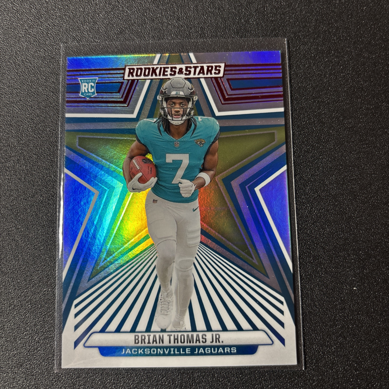 2024 Panini Rookies and Stars #113 Brian Thomas Jr RC Longevity Holo