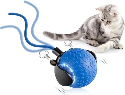 Interaktives Katzenspielzeug Ball - Elektrisch & Geräuscharm