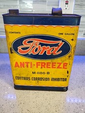 Vintage Ford Anti-freeze One Gallon Can Rare Free Shipping Great Colors