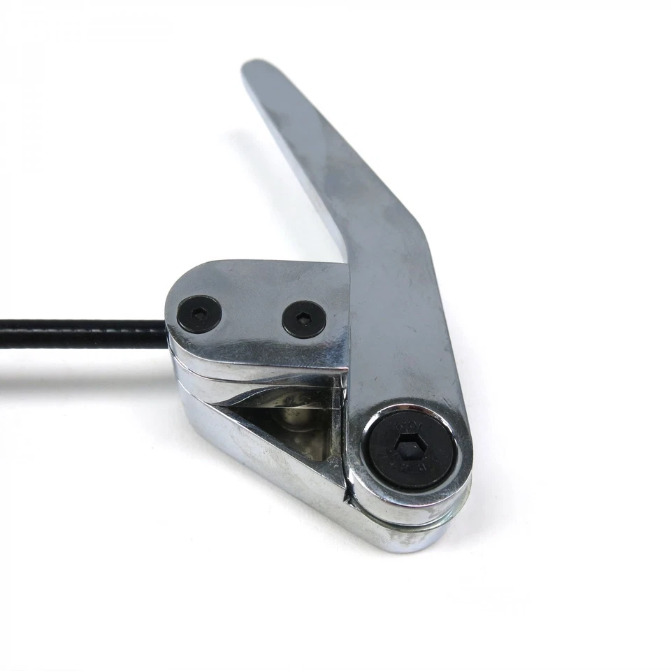 Chrome Latch Release System with Cable And Housing Trunk & Hood Street Rod Truck - Image 2 of 4