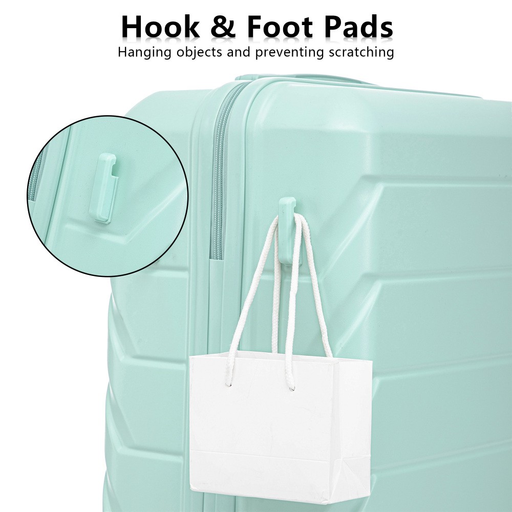 20"/24"/28" 3 pcs/set in ABS Spinner Wheel Luggage Combination Lock 
