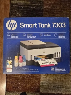 HP Smart Tank 7303 All-in-One Inkjet Printer, Color Mobile Print, Scan, Copy,