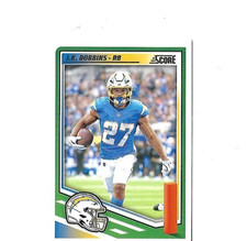 J.K.DOBBINS 2025 PANINI/SCORE BASE #296 (PACK FRESH CONDITION) FREE SHIP!