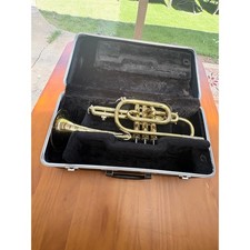 Selmer Bundy Cornet Serial 374909 ML USA Brass Instrument for Repair with Case