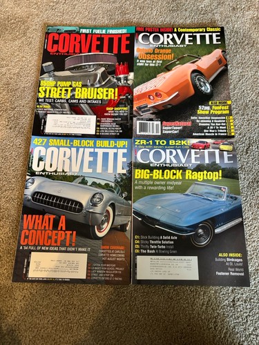 CORVETTE Enthusiast Magazine Lot Of 4