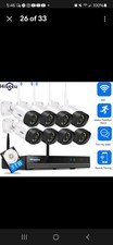 Bluetooth Security Cameras 8 Cams Home Security Wifi