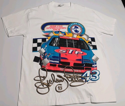 Vtg 1992 Richard Petty Fan Appreciation Tour T-Shirt Size XL