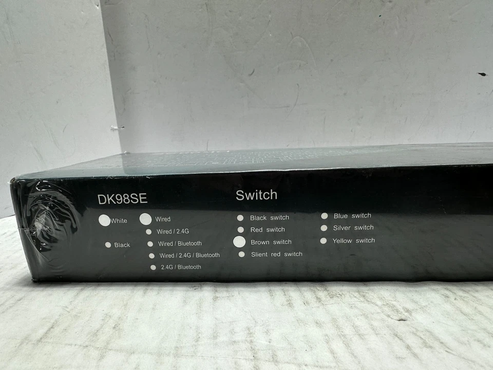 Dierya DK98SE Mechanical Keyboard with Linear Red Switches USB-C Cable White - Image 4 of 4