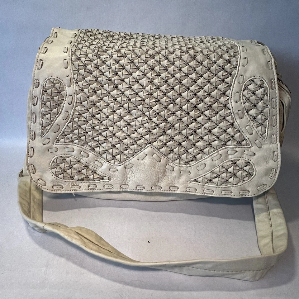 Schuler and Sons Philadelphia Anthropologie холст кожаная сумочка сумка - Изображение 4 из 4