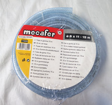 Mecafer Gummi Druckluftschlauch   15 Meter 6x11mm