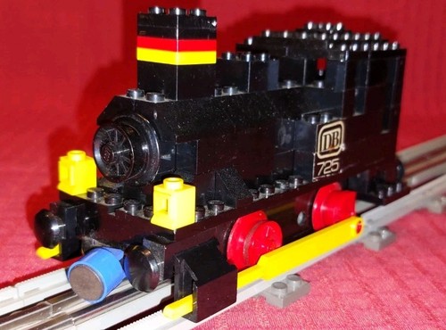 Lego 725 Eisenbahn mit 12 Volt Motor von 1974 Rarität komplett - 第 3/15 張圖片