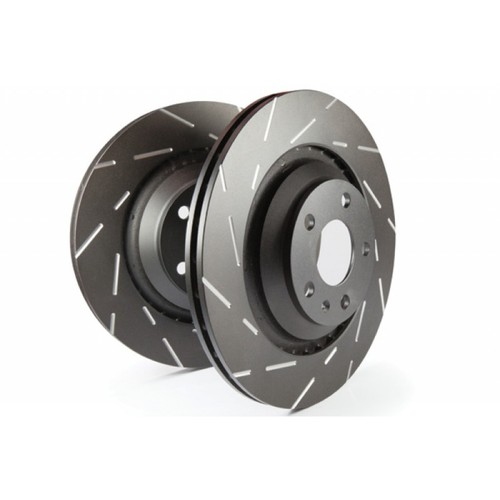 EBC For Jaguar XF 2017-2018 Rear Brake Rotors Sport Slotted 2.0L - Set of Two
