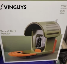 VINGUYS Smart Bird Feeder Camera Solar Powered – Green