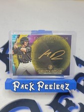 2022 BOWMAN INCEPTION BASEBALL HENRY DAVIS PROSPECT GOLD INK AUTO #17/25