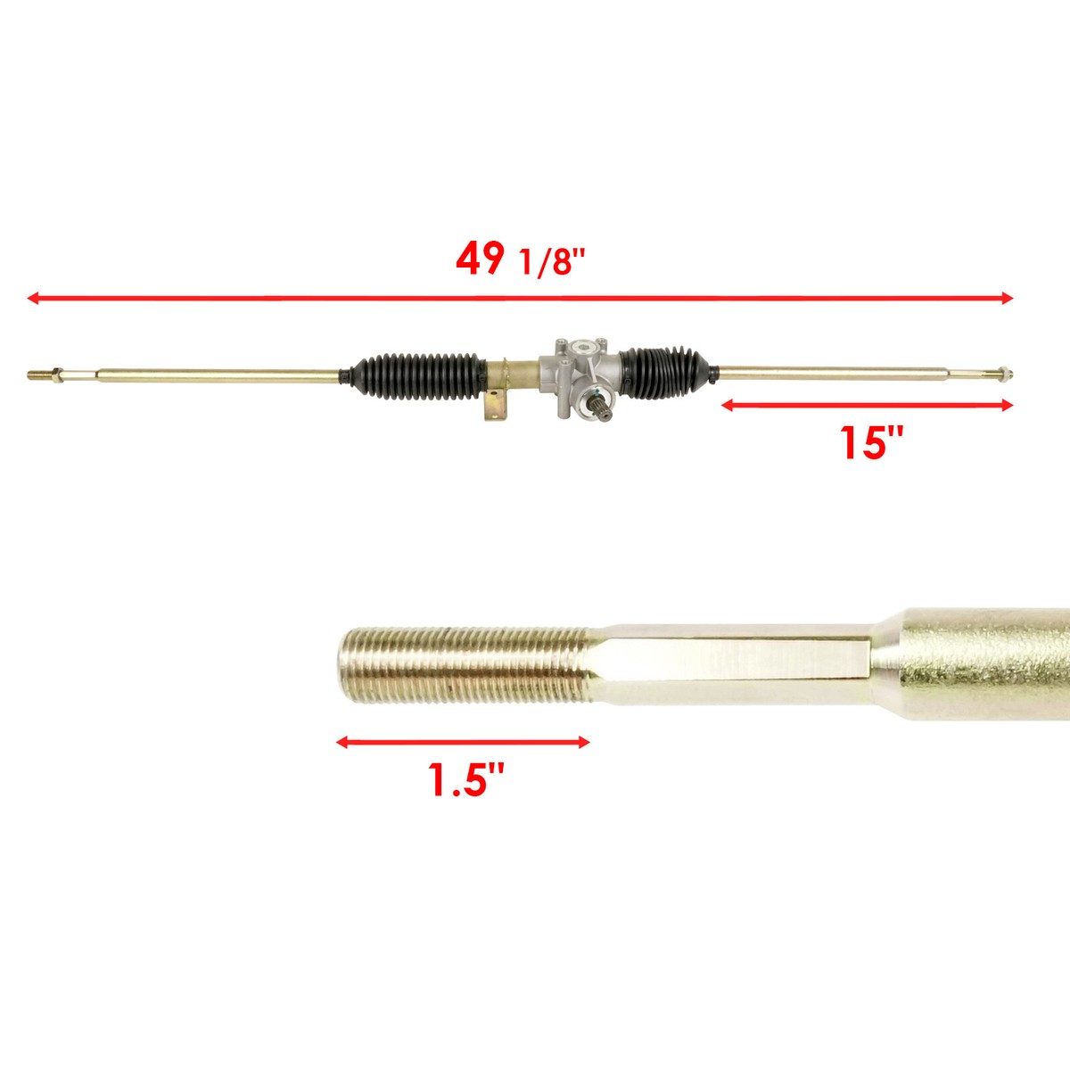 Steering Rack And Pinion W/Tie Rod Ends for Polaris 1823706 | eBay