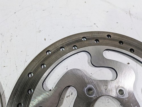2015 Harley Touring FLHXS Street Glide Brembo Front Brake Rotor Set 41808-08A - Picture 4 of 12