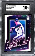 2021 Donruss Optic LO4 Tom Seaver Lights Out SGC 10 GEM MINT