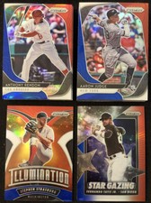 2020 Panini Prizm Baseball Red White Blue RWB Parallel Cards Singles You Pick