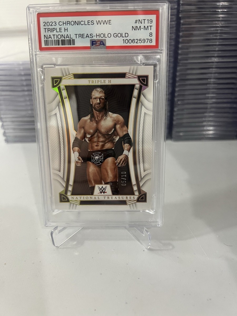 2023 Panini Chronicles WWE - National Treasures Triple H #NT