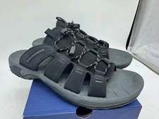 ROCKPORT MEN'S BYRON BUNGEE SLIDE SANDAL EVA MIDSOLE BLACK SIZE 13