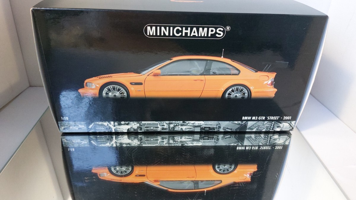 ミニカー MINICHAMPS BMW M3 GTR 'Street' 2001 🇺🇦 1:43 Minichamps BMW M3 GTR E46 Street 2001 Black 46 3