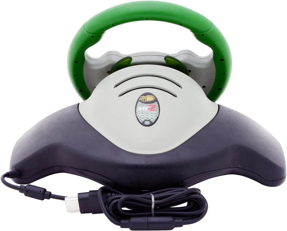 Mad Catz MC2 MicroCON Racing Wheel and Pedals for Xbox NEW in Original Box - Image 2 of 4