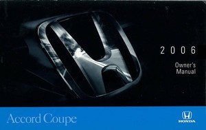 Bishko OEM Maintenance Owner's Manual Bound for Honda Accord Coupe 2006 Bishko OEM Maintenance Owner's Manual Bound for Honda Accord Coupe 2006