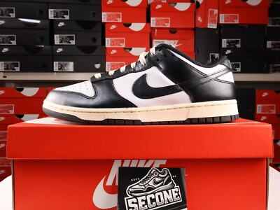 Nike Dunk Low PRM Vintage Black and White Panda (Women's) FQ8899-100 new witbox