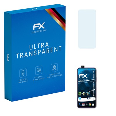 atFoliX 3x Displayschutzfolie für Huawei Honor 9X Global Schutzfolie klar Folie