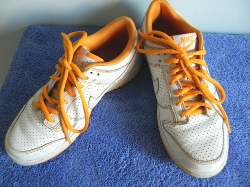 NIKE Orange and White Womans Vintage Sneakers