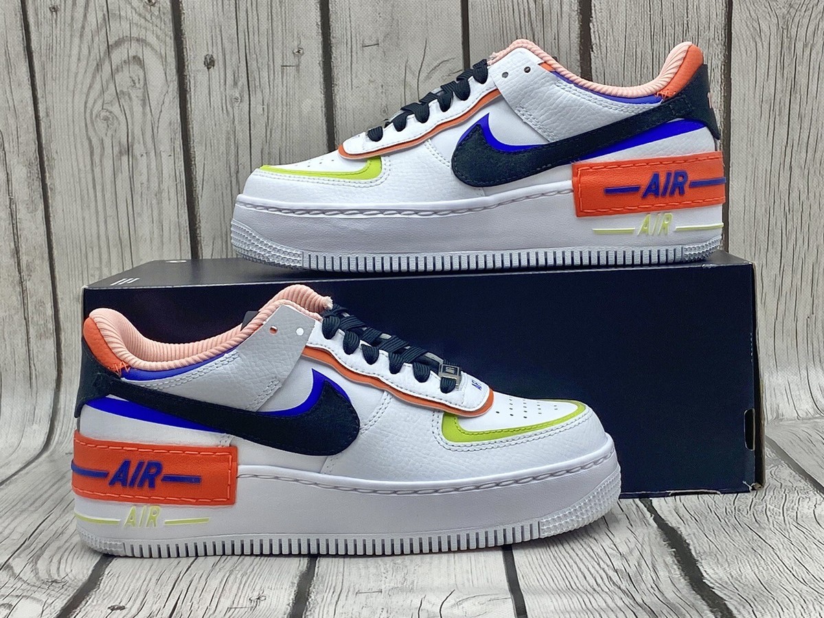 ナイキ AIR FORCE 1 SHADOW 26cm NIKE AIR FORCE 1 SHADOW CASUAL SHOES MULTI-COLOR/WHITE | eBay