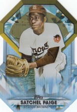SAATCHEL PAIGE TOPPS DIAMOND GREATS DIE CUT ST. LOUIS BROWNS #11 2022 22