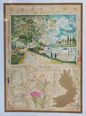 Michael Eisemann, La Grande Jatt An Original Lithograph Fine Artwork, Pencil S&N
