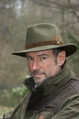 Lodenhut Hubertus "Crushable" mit Lederband "Ente" Rollhut Jagdhut Faustmann NEU