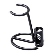 Stainless Steel Metal Safety Razor and Shaving Brush Stand Black