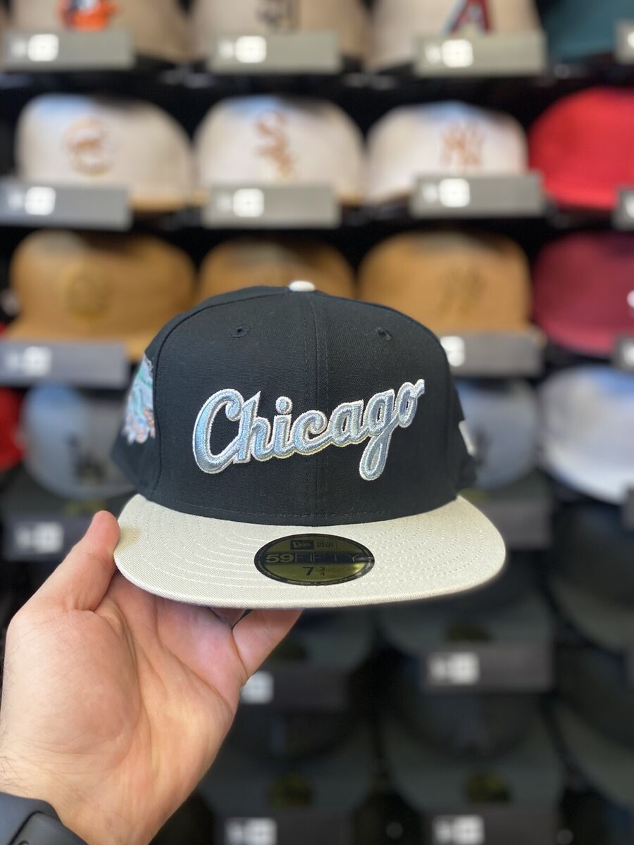 ボールキャップ★ニューエラ★SCRIPT SERIES STONE CHOCOLATE New Era Chicago White Sox Script Black/Stone Gray 59fifty