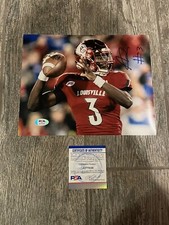 MALIK CUNNINGHAM SIGNED LOUISVILLE CARDINALS PHOTO PSA/DNA COA AUTOGRAPHED 11