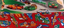 Boys Race Cars 100 Cotton Quilting Fabric Cranston Racing NHRA Stock Car Nascar
