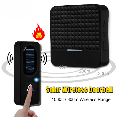 Wireless Doorbell Low Power IP65 Long Range Gate Entry Vistor Ring Door Bell-image