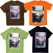 Tupac Shakur Men's Officially Licensed 2Pac All Eyes On Me Graphic Tee T-Shirt