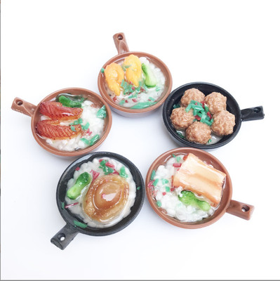 1:12 Dollhouse Mini Food Casserole Pot Rice Model Scene Accessories Toy Pot Rice