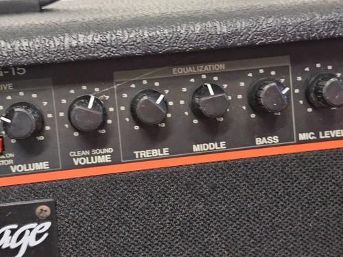 Vantage Microlead VG- 15 Practice Amp 250 V Black Guitar Speaker 35 x 20 x 32cm - Picture 13 of 24