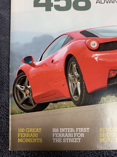 MINT FORZA Number #100 April 2010 Magazine Highlighting Ferrari 458 & 430 16M - Picture 5 of 12