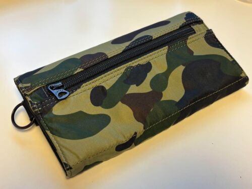 A BATHING APE BAPE x PORTER LONG WALLET 1ST CAMO Yoshida & CO. From JAPAN Rare - Picture 2 of 9