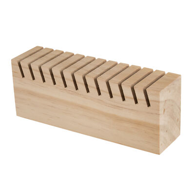 Milward Display Stand: Holzblock: 12 Slot